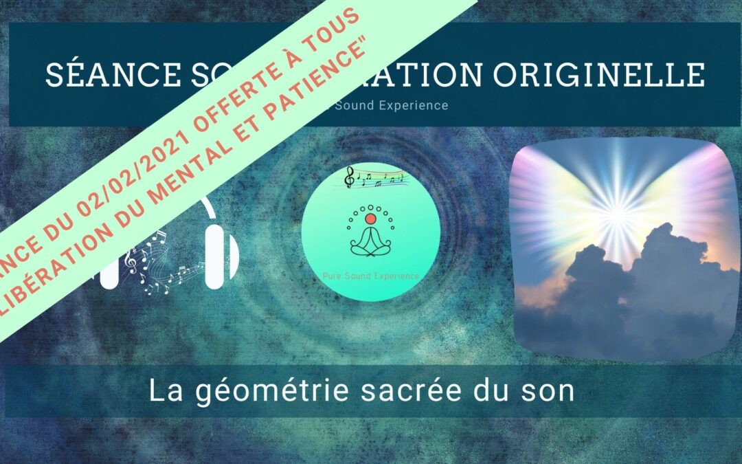 02/02/2022 Séance SonoVibration Originelle en accès libre « Libération de la fausse prison du mental et patience »