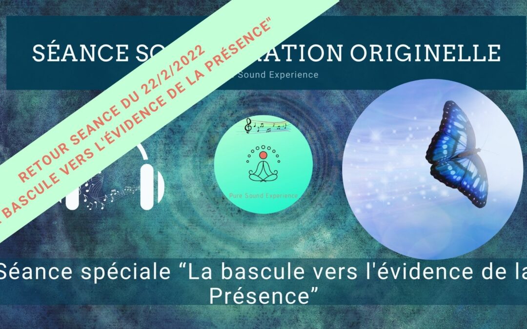 Retour et message reçu lors de la séance spéciale « La bascule vers l’évidence de la Présence »