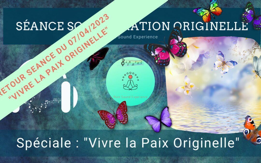 Retour et message reçu lors de la séance spéciale « Vivre la Paix Originelle » du 07/04