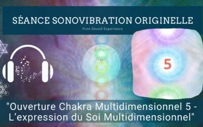13/06/2024 Séance SonoVibration Originelle spéciale “Ouverture Chakra Multidimensionnel 5 – L’expression du Soi Multidimensionnel”